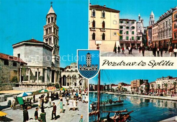 Split Spalato Marktplatz Stadtansichten