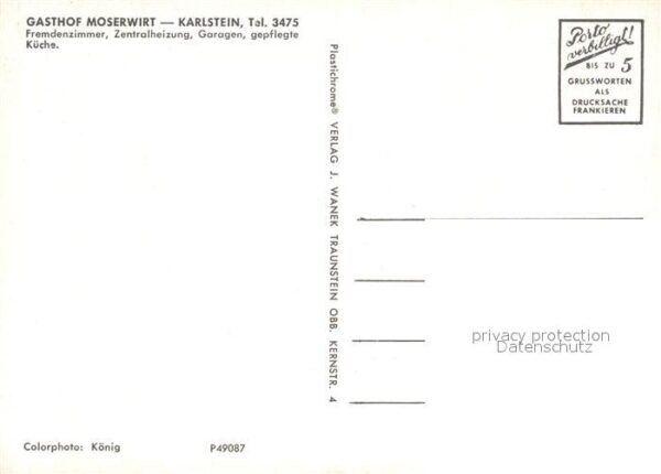 Karlstein Oberbayern Gasthof Moserwirt – Bild 2