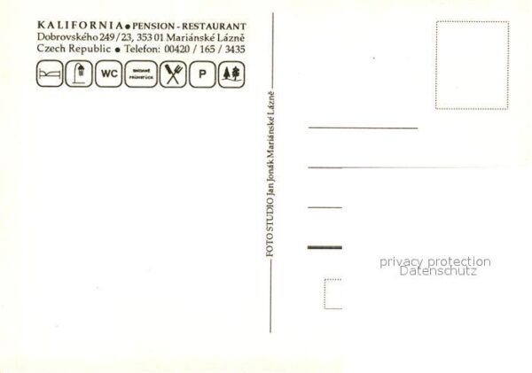 Marianske Lazne Pension Restaurant Kalifornia – Bild 2