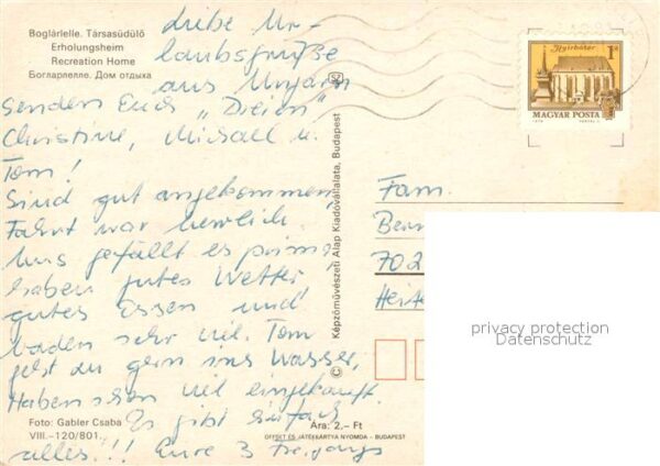Balaton Plattensee Erholungsheim Boglarielle Tarsas?d?l&#2 – Bild 2