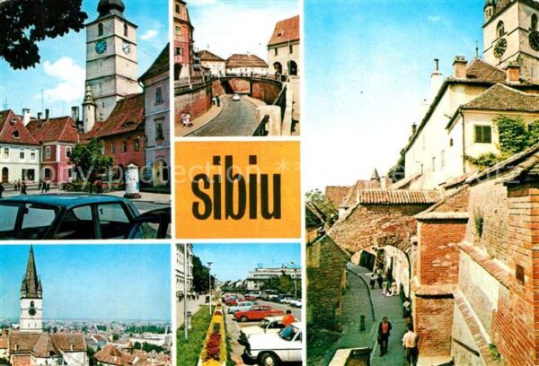 Sibiu Hermannstadt Stadtansichten