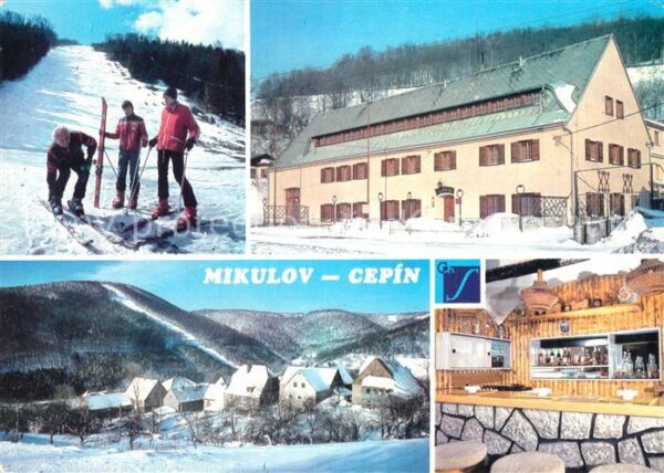 Mikulov Nikolsburg Suedmaehren Hotel Restaurant Winter