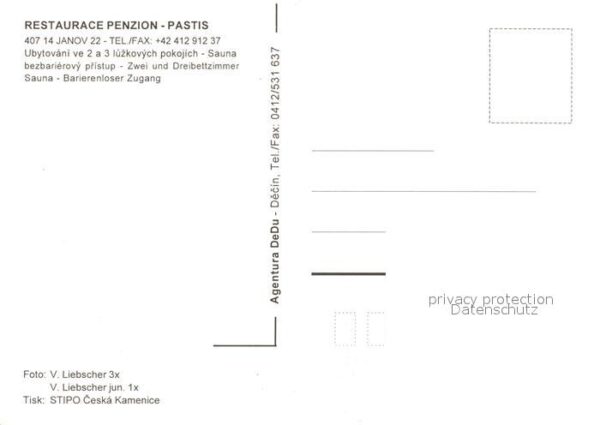 Janov nad Nisou Restaurace Penzion Pastis – Bild 2