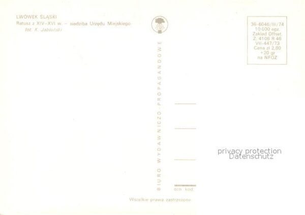Lwowek Slaski Loewenberg Schlesien Rathaus – Bild 2