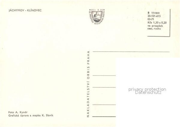Jachymov Klinovec Panoramakarte – Bild 2
