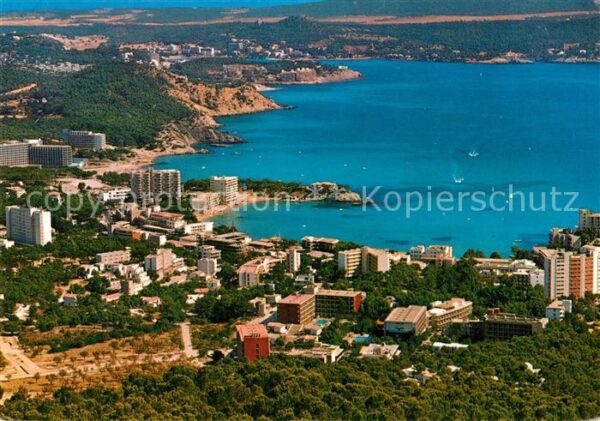 Paguera Mallorca Islas Baleares Fliegeraufnahme