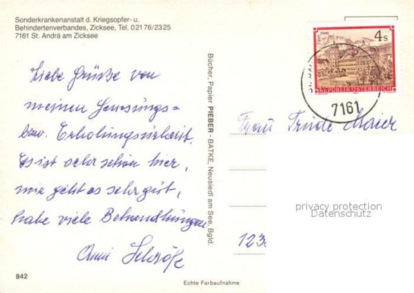 Andrae Zicksee Sankt Sonderkrankenanstalt Kuranlagen – Bild 2