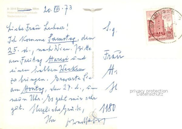 Strengberg Fliegeraufnahme Kirche Postgeb&#228ude – Bild 2