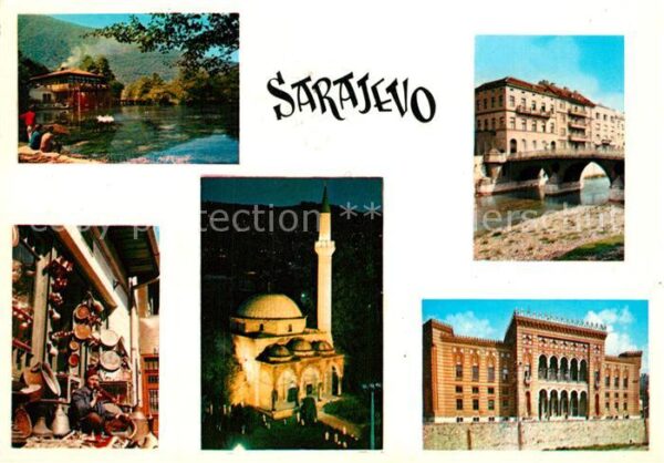 Sarajevo Moschee Br?cke Basar