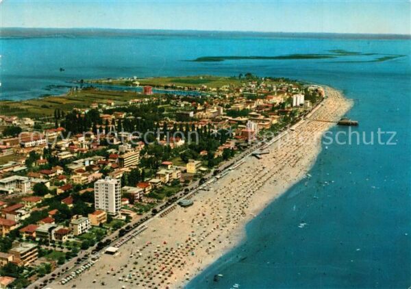 Lignano Sabbiadoro Fliegeraufnahme Strand