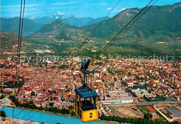 Trento Seilbahn Panorama