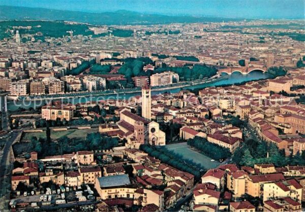 Verona Veneto Fliegeraufnahme