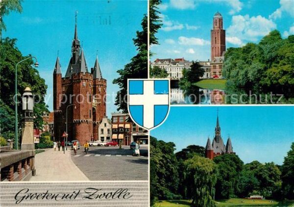 Zwolle Overijssel Kirche Stadtansicht
