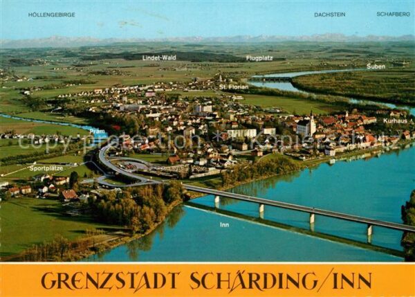Schaerding Fliegeraufnahme Alpenblick