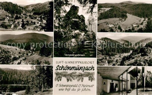 Schoenmuenzach Panorama Verlobungsfelsen Kurmsee Kurha
