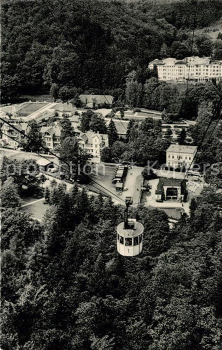 Bad Harzburg Blick vom Burgberg Talstation Schwebeba