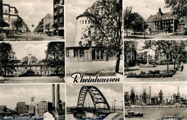 Rheinhausen Duisburg Friedrich Alfred Str Jugendheim Rathaus