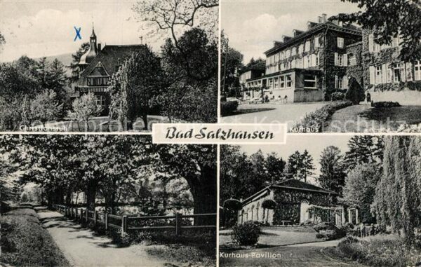 Bad Salzhausen Christiansruh Kurhaus Park Pavillon