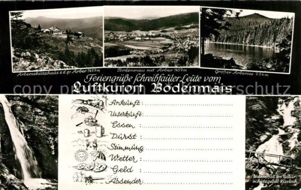 Bodenmais Arberschutzhaus Arber Panorama Gr Arber