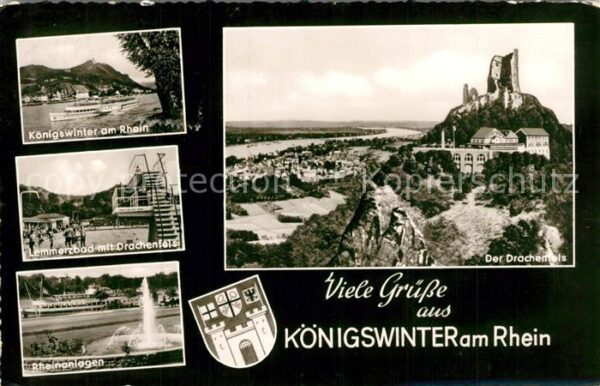 Koenigswinter Drachenfels Lemmerzbad Rheinanlagen
