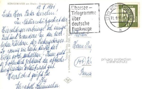Koenigswinter Fliegeraufnahme mit Rhein und Drachenfe – Bild 2