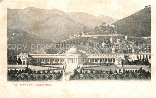 Genova Genua Liguria Camposanto