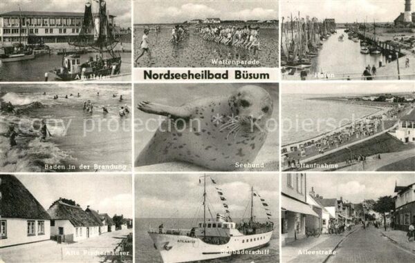 Buesum Nordseebad Am Hafen Wattenparade Brandungsbaden Se
