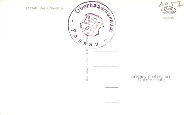 Passau Fliegeraufnahme mit Feste Oberhaus – Bild 2