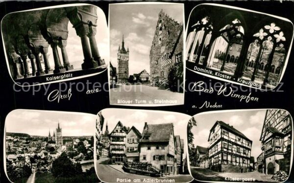 Bad Wimpfen Kaiserpfalz Blauer Turm Steinhaus Domin