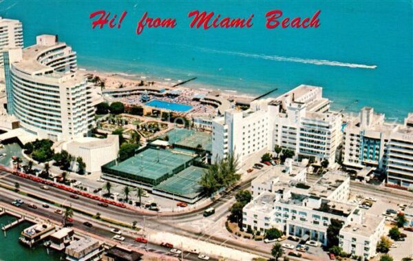 Miami Beach Fliegeraufnahme