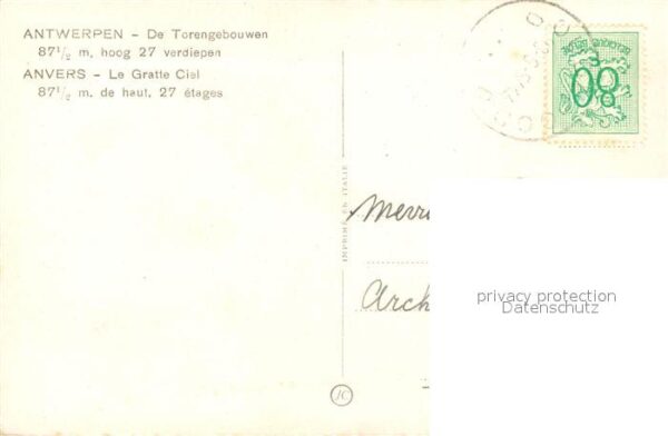 Antwerpen Anvers De Torengebouwen – Bild 2