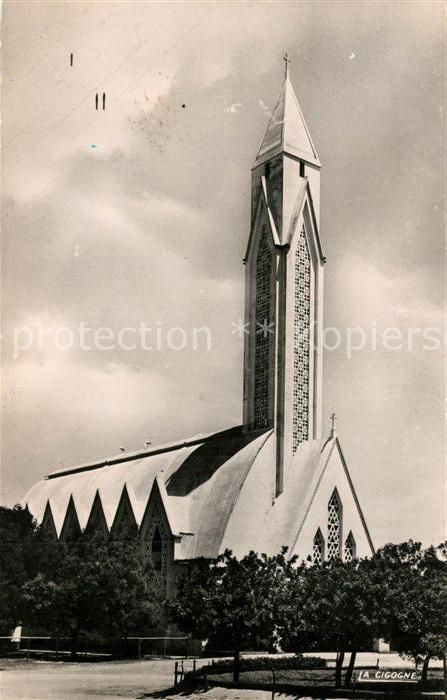 Morocco Port Lyautey Eglise et la nef
