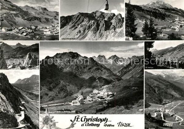 St Christoph Arlberg Teilansichten Panorama