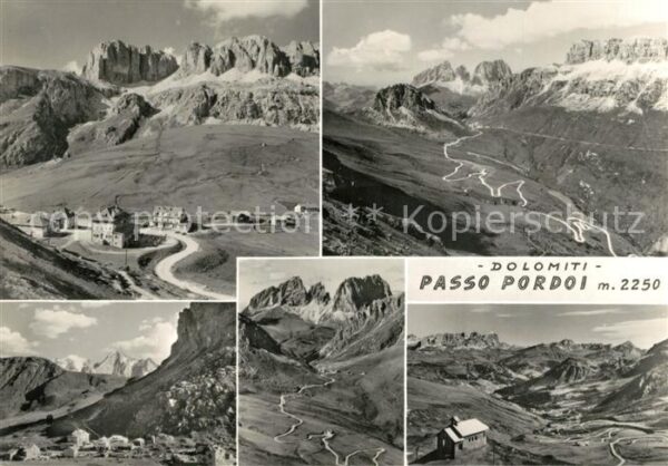 Passo Pordoi Fliegeraufnahmen Panorama