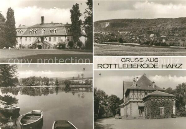 Rottleberode Ferienheim Übersicht Gondelteich Bahnho