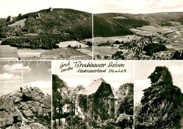 Bruchhausen Sauerland Panorama Gipfelkreuz Steinen