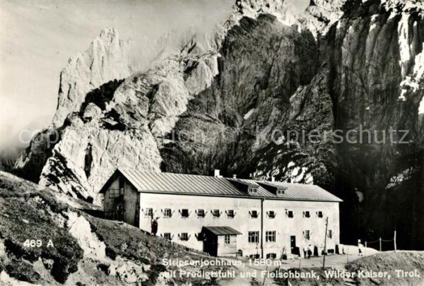 Stripsenjochhaus mit Predigtstuhl und Fleischbank und Wi