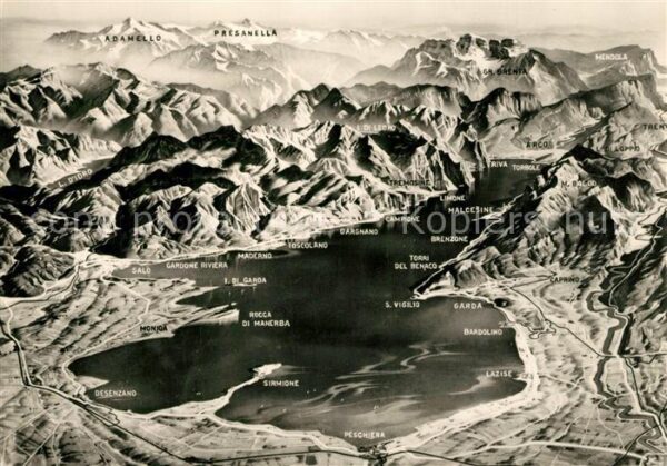 Lago di Garda Panoramakarte
