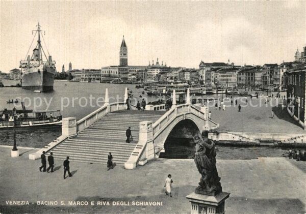 Venezia Venedig Bacino San Marco e Riva degli Schiavoni