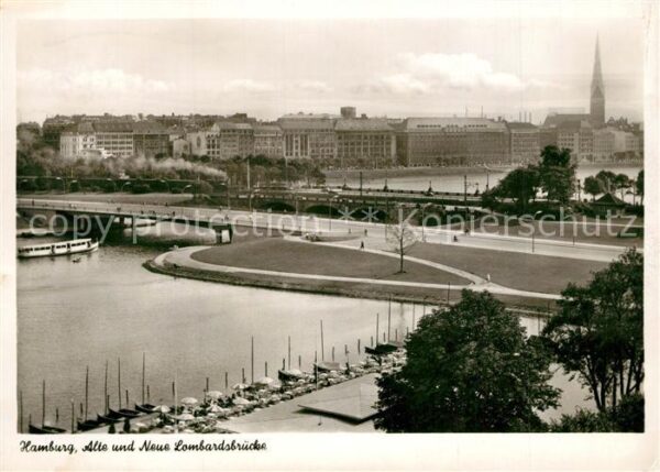 Hamburg Alte und Neue Lombardsbrücke