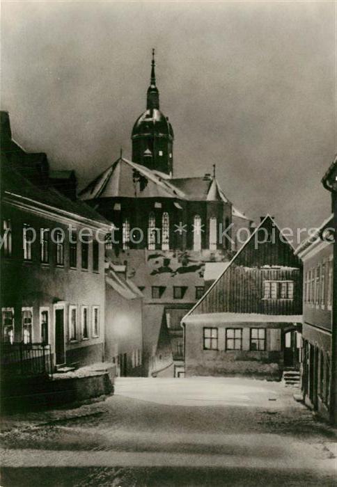 Annaberg-Buchholz Erzgebirge Blick zur St Annen Kirche