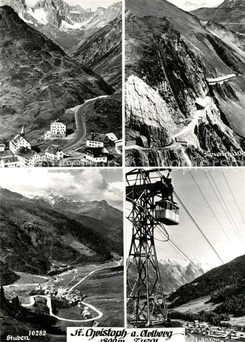 St Christoph Arlberg Ortsblick Flexenstrasse Stuben St Anton