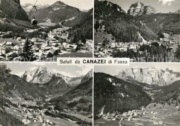 Canazei Teilansichten Panorama