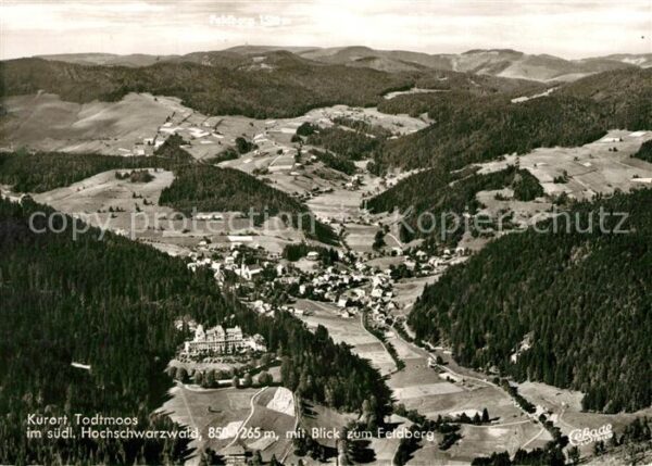 Todtmoos Fliegeraufnahme mit Feldberg