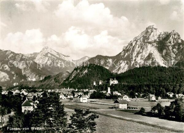 Fuessen Allgaeu Panorama