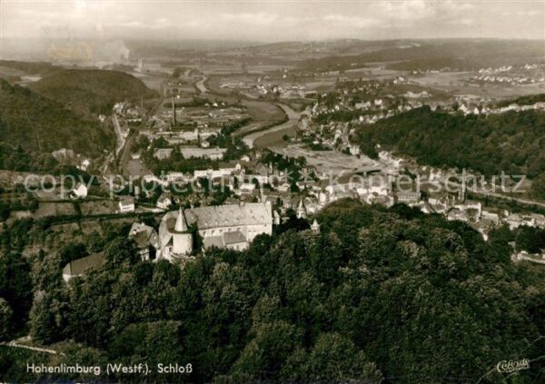 Hohenlimburg Schloss Fliegeraufnahme