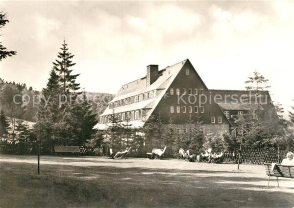 Rehefeld-Zaunhaus Erholungsheim Aufbau