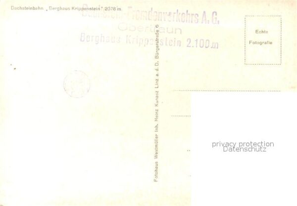 Obertraun Dachsteinbahn Berghaus Krippenstein – Bild 2