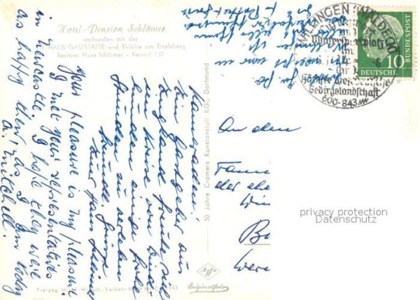Willingen Sauerland Fliegeraufnahme Hotel Pension Schlömer – Bild 2