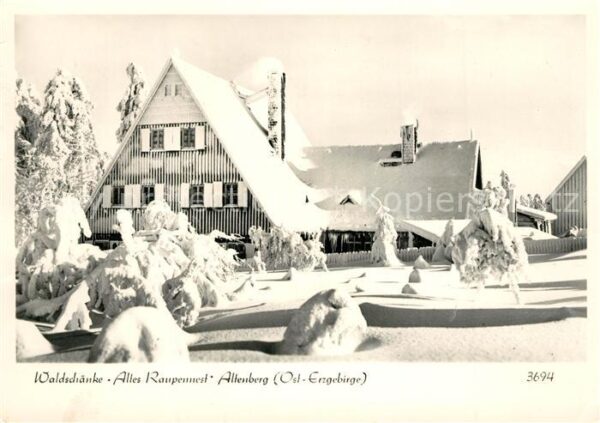 Altenberg Erzgebirge Waldschänke Altes Raupennest